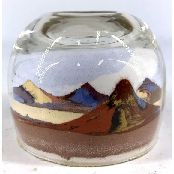 Sand Sculpture Paperweight Desert Sands Handmade Landscape Scene 2.25" - Picture 4 of 6